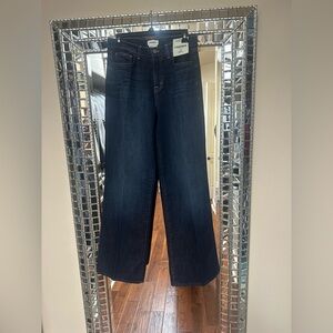 L'AGENCE Black Flare Wide Leg Jeans